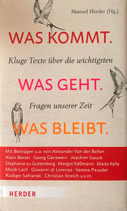 Was kommt, was geht, was bleibt (Buchtitel, 2023)